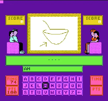 Win, Lose or Draw (USA) screen shot game playing